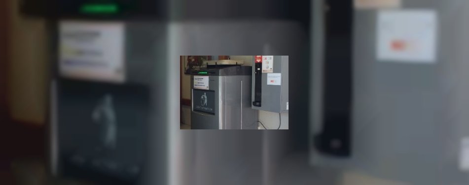Cafetaria Restoquick heeft 'persafvalbak' 
