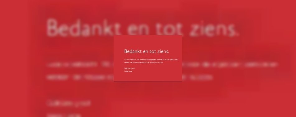 Einde voor restaurant Luce 