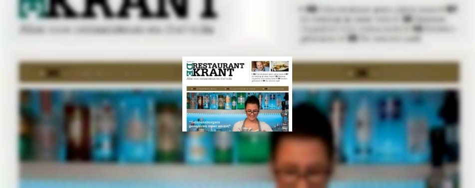 Hij is er: de nieuwe RestaurantKrant!