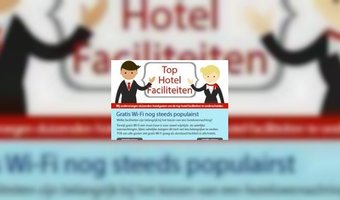Gratis Wi-Fi populairste hotelvoorziening