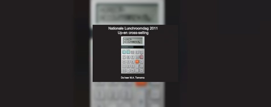 Download presentatie up- en cross selling