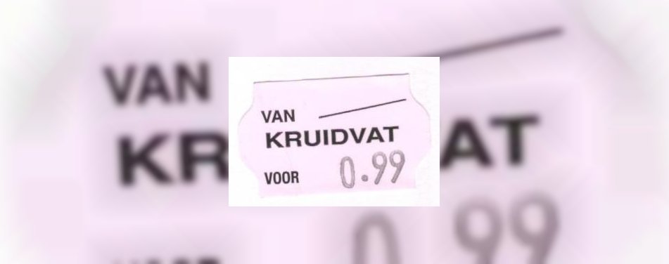 Na hotelbon ook dinerbon van Kruidvat