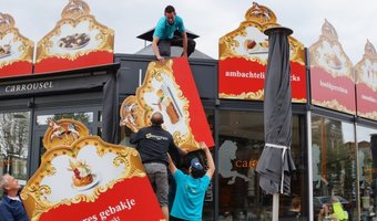Tilburgse lunchroom omgetoverd tot draaimolen