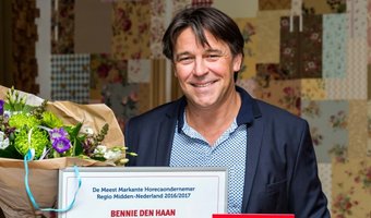 Bennie den Haan van horecabedrijf Leuk Meest Markante Horecaondernemer van Midden Nederland