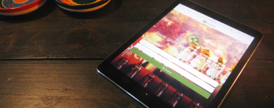 Eten bij halal restaurants met speciaal platform
