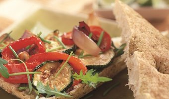 Fusionsalade met focaccia
