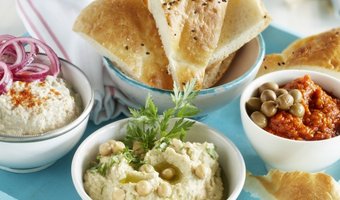 Gegrild Turks brood
