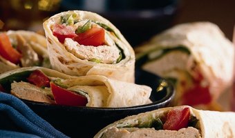 Wrap kalfsvlees en spinazie