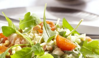 Rucolastamppot met mozzarella