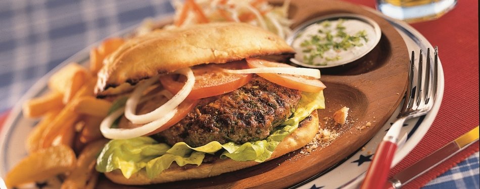 Quarter pound burger