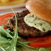 New York pesto burger