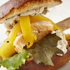 Broodje kip met roomkaas truffel champignon     
