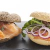 Bagel gerookte zalm 