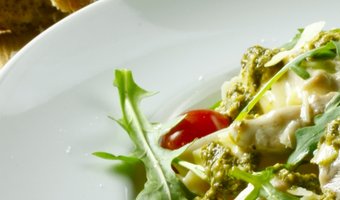 Pasta pollo pesto