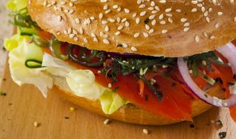 Sushi zalm bagel 