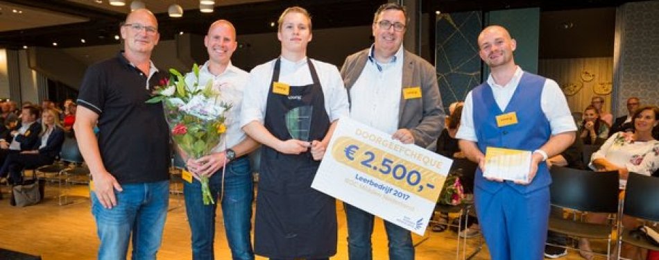 Restaurant Vroeg verkozen tot leerbedrijf van het jaar van ROC Midden Nederland