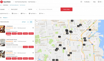 OpenTable nu ook actief in Nederland