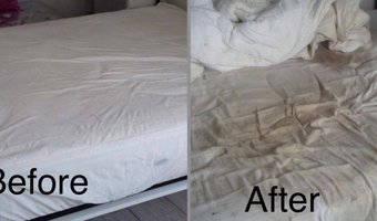 Ravage na vertrek Airbnb-huurder