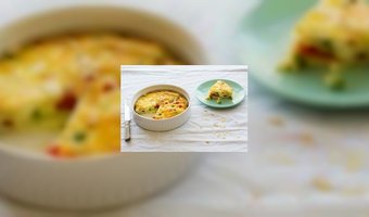 CuliTip: Frittata met paprika's, prei en feta