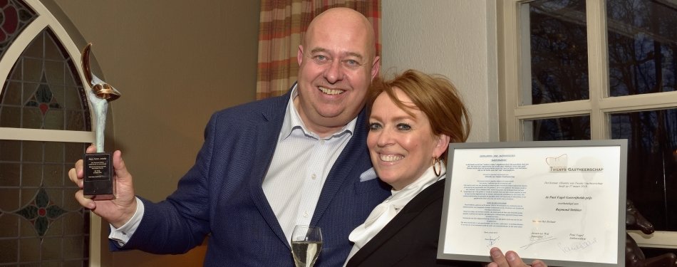 Raymond Strikker wint Paul Fagel Gastvrijheidsprijs