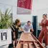 Open Kampioenschap Rooftop Sjoelen op dak van Amsterdams hotel