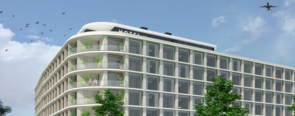 Nieuwbouw van hotel met 349 kamers in Hoofddorp