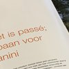 De pistolet is passé; ruim baan voor de panini