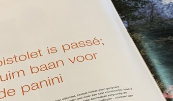 De pistolet is passé; ruim baan voor de panini