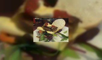 Obama-burger bij lunchroom Otten