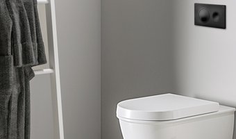 WC-bedieningsplaten nu ook in trendkleur matzwart