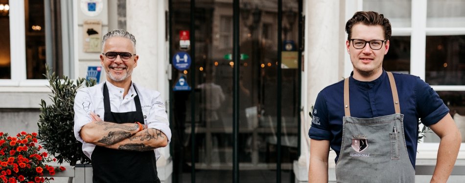 Tweesterrenchef Edwin Vinke kookt in Restaurant Hemingway