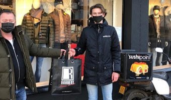 SushiPoint stelt bezorgers beschikbaar voor andere ondernemers