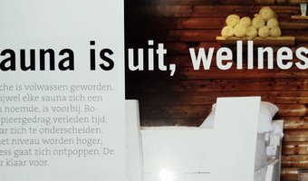  De sauna is uit, wellness is in