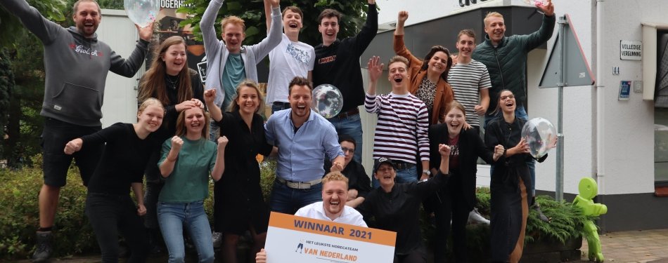 'T Noorden wint verkiezing Leukste horecateam van Nederland 2021