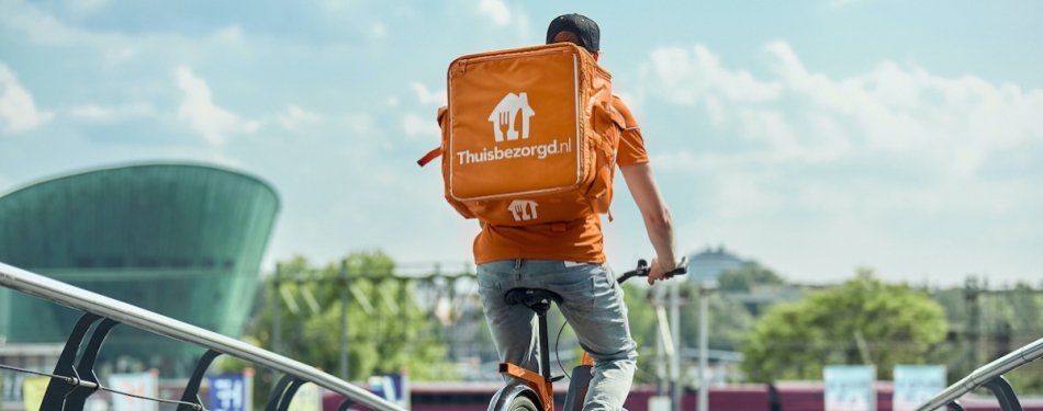 Thuisbezorgd.nl legt eigen bezorgservice stil vanwege storm Eunice