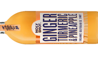 Holyshot breidt haar range biologische juice shots uit met Ginger Turmeric Pineapple