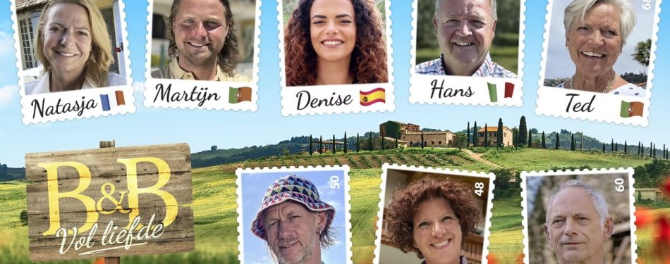 Dit zijn de acht kandidaten van het nieuwe seizoen 'B&B Vol Liefde'