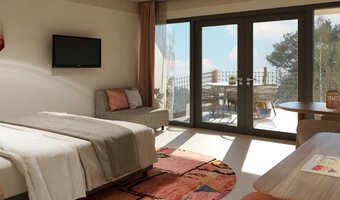 Inrichten van 112 hotelkamers op Beekse Bergen Safari Resort is begonnen