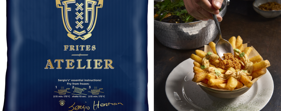 Lamb Weston lanceert Frites Atelier-Frites van Sergio Herman voor horeca 