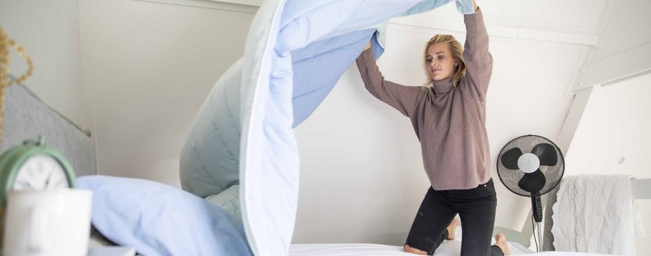 Een hoesloos dekbed is dé uitkomst voor een Bed & Breakfast