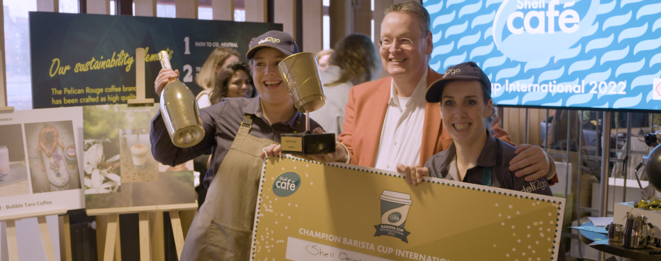 Shell station Oeijenbraak wint Shells Barista Cup