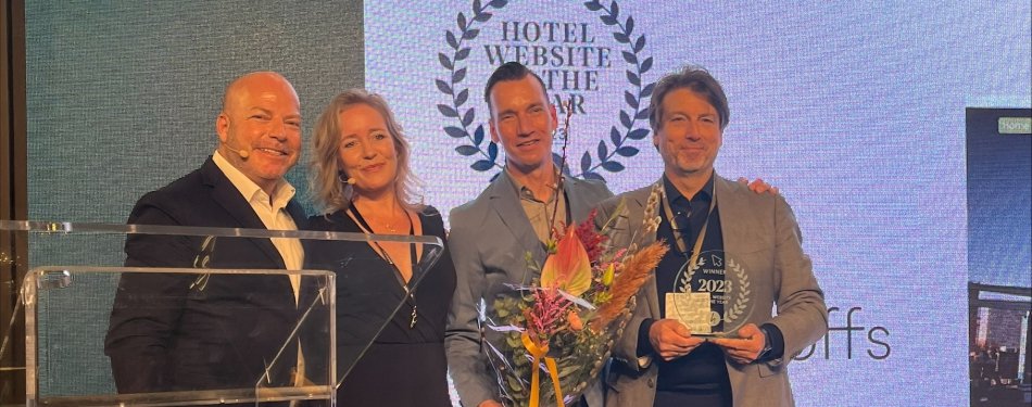 Hotel Pincoffs winnaar 'Hotel Website of the Year' 2023