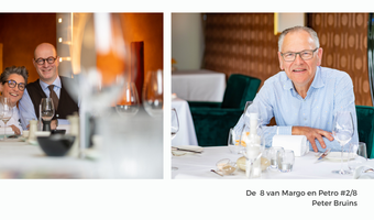 Het gezicht van De Bokkedoorns Peter Bruins:  “Waarom bij iedere gang een andere wijn? Je kunt ook genieten van één fles bij de maaltijd!”