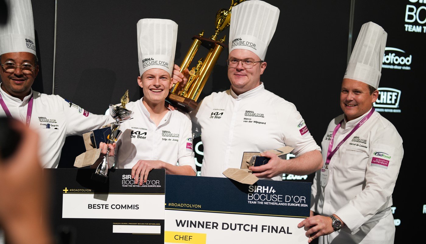 Marco van der Wijngaard wint voor tweede keer Nederlandse finale Bocuse d’Or