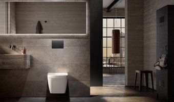 Design in heavy metal met exclusief reliëf: TECEsolid wc-bedieningsplaten
