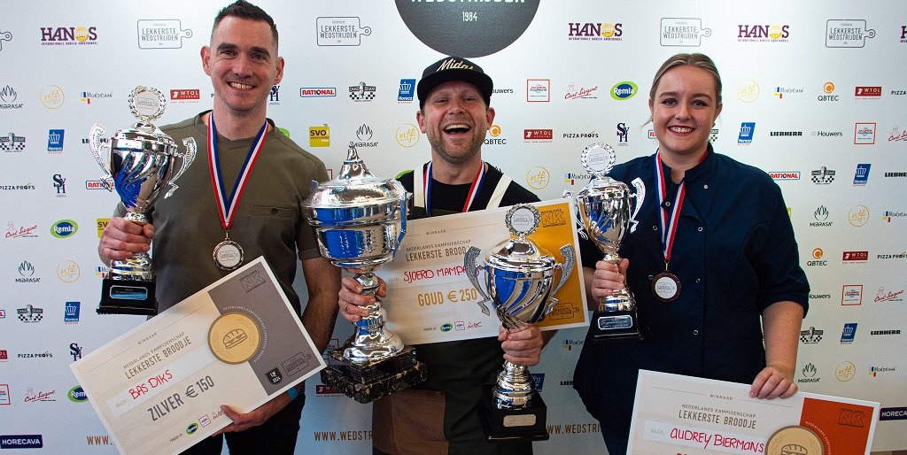 Sjoerd Mampaeij wint het NK Lekkerste Broodje 2024
