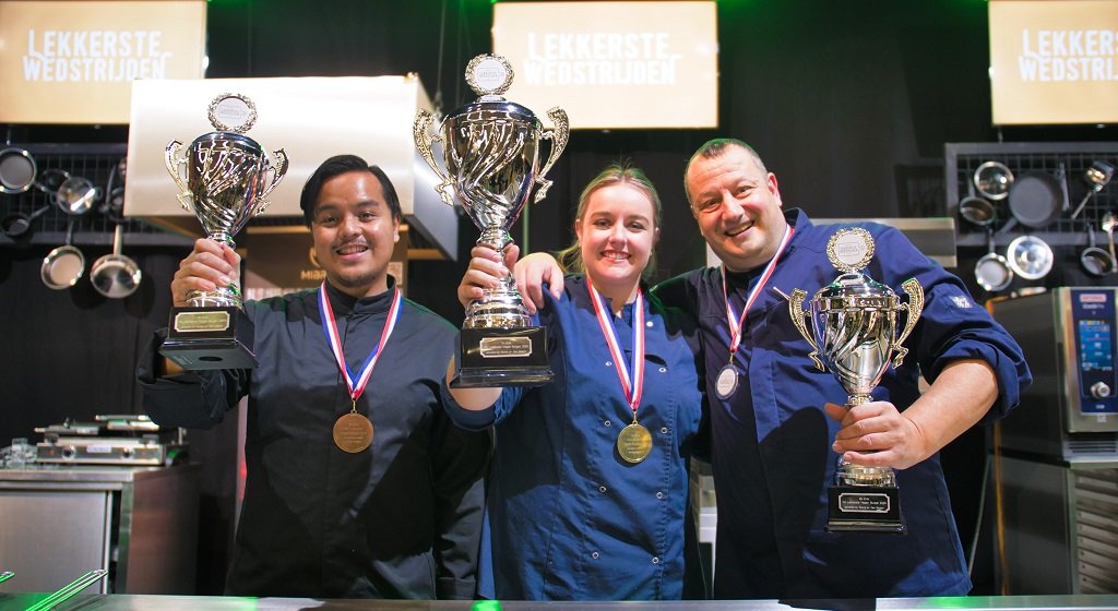 Dochter verslaat vader: Audrey Biermans wint NK Lekkerste Vegan Burger