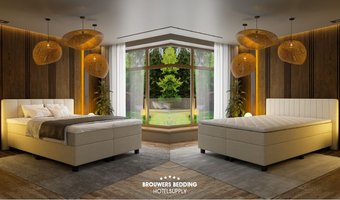 Bezoek Brouwers Bedding, de marktleider in hotelbedden, op de Horecava 2025