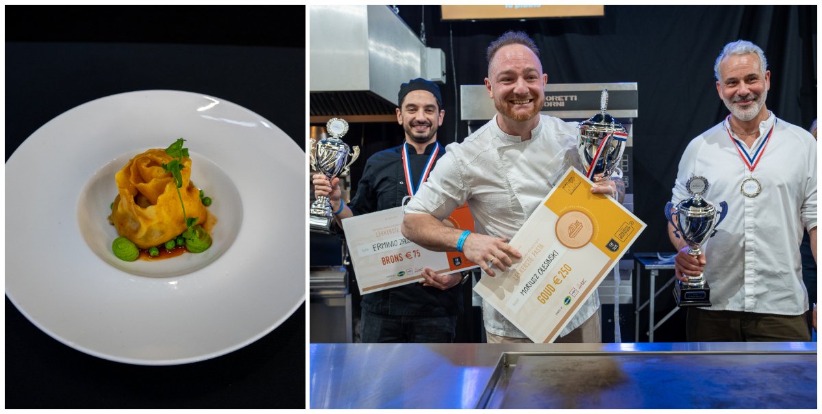 Mariusz Olesiński uit Woerden wint NK Lekkerste Pasta 2025