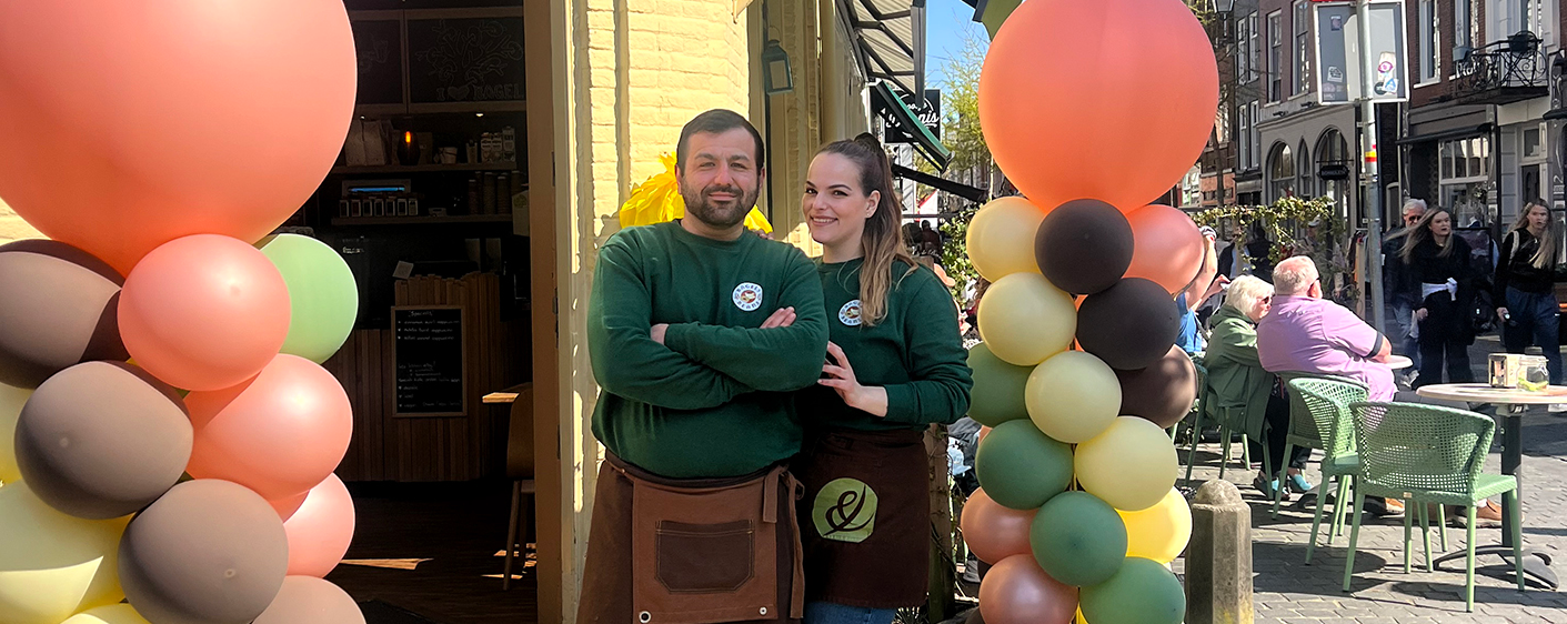 Margriet en Arthur zijn de nieuwe bagelbazen in Nijmegen